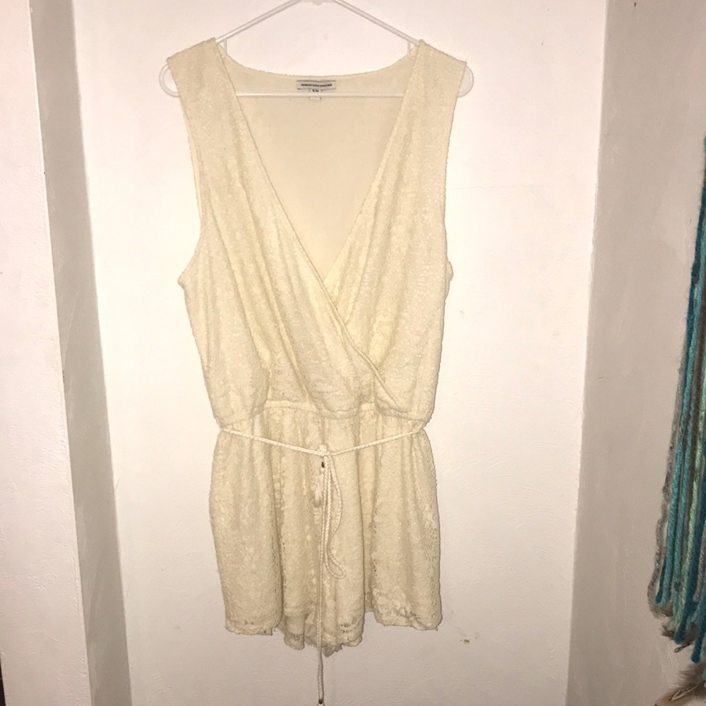 White Lace Romper